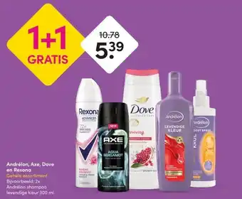 DA Andrélon, Axe, Dove en Rexona aanbieding