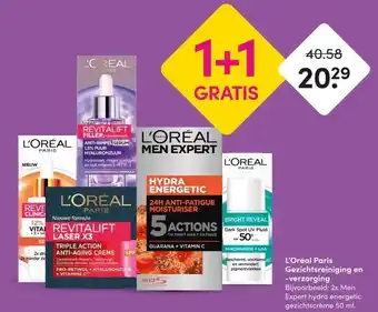 DA L'Oréal Paris Gezichtsreiniging en -verzorging aanbieding