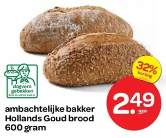 Spar Hollands Goud brood aanbieding