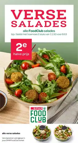 Spar Alle FoodClub Salades aanbieding