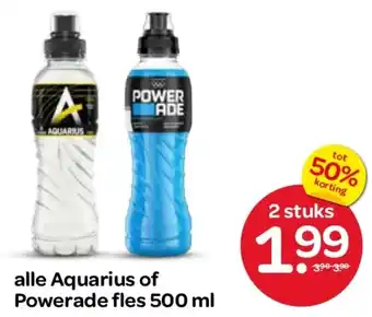 Spar Alle Aquarius of Powerade aanbieding