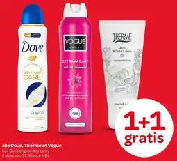 Spar Alle Dove, Therme of Vogue aanbieding