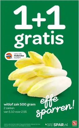 Spar Witlof aanbieding