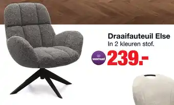 Budget Home Store Draaifauteuil Else aanbieding