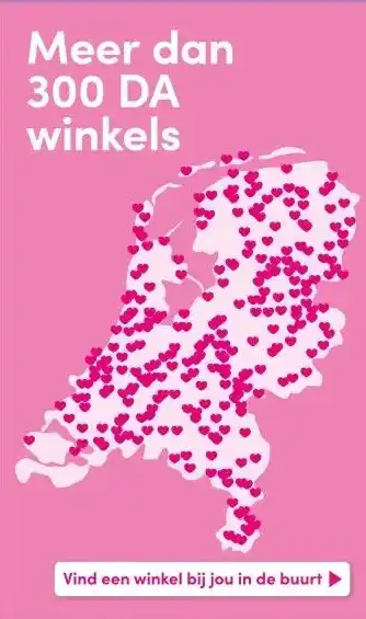 DA Meer dan 300 DA winkels aanbieding