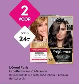 DA L'Oréal Paris Excellence en Préférence aanbieding