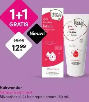 DA Hairwonder Gehele assortiment aanbieding