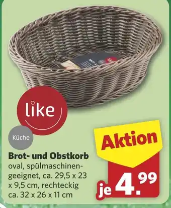 Combi Brot- und Obstkorb aanbieding