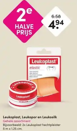 DA Leukoplast, Leukopor en Leukosilk Gehele assortiment aanbieding