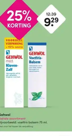 DA Gehwol Gehele assortiment aanbieding