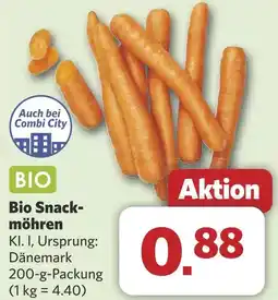 Combi Bio Snack- möhren aanbieding