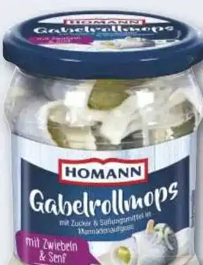 Combi Homann Rollmops oder Bismarck- hering aanbieding