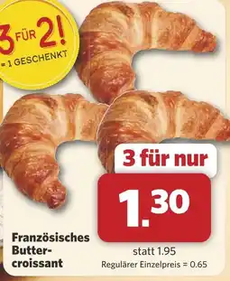 Combi Französisches Butter- croissant aanbieding