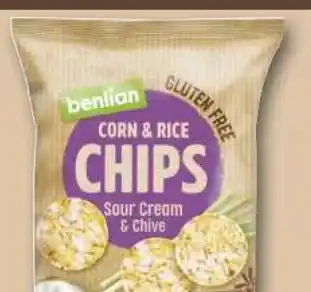 Combi Benlian Corn & Rice Chips aanbieding