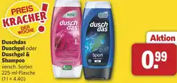 Combi Duschdas Duschgel oder Duschgel & Shampoo aanbieding