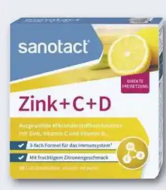 Combi Sanotact Zink + C + D aanbieding