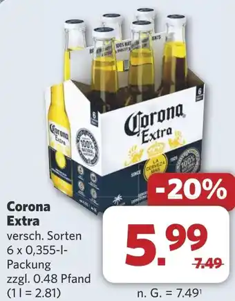 Combi Corona Extra aanbieding