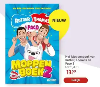 Bruna Het Moppenboek van Ruther, Thomas en Paco 2 aanbieding