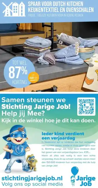 Boon`s Markt SPAAR VOOR DUTCH KITCHEN KEUKENTEXTIEL EN OVENSCHALEN aanbieding