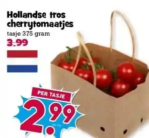 Boon`s Markt Hollandse tros cherrytomaatjes aanbieding