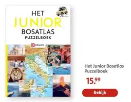 Bruna Het Junior Bosatlas Puzzelboek aanbieding