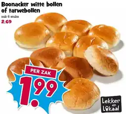 Boon`s Markt Boonacker witte bollen of tarwebollen aanbieding