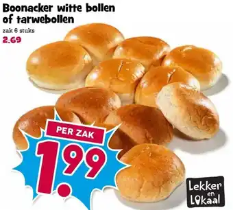 Boon`s Markt Boonacker witte bollen of tarwebollen aanbieding