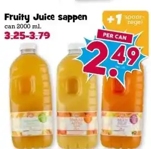 Boon`s Markt Fruity Juice sappen aanbieding