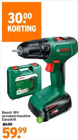 GAMMA Bosch 18V accuboormachine Easydrill aanbieding