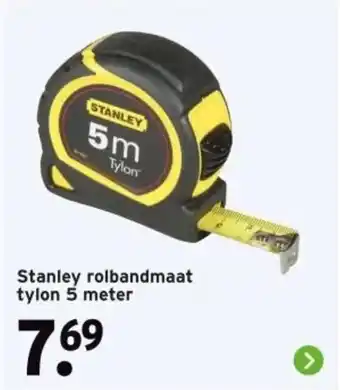 GAMMA Stanley rolbandmaat tylon aanbieding