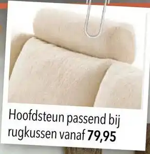 Pronto wonen Hoofdsteun passend bij rugkussen aanbieding