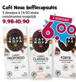 Boon`s Markt Café Nova koffiecapsules aanbieding