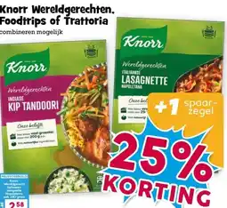 Boon`s Markt Knorr Wereldgerechten. Foodtrips of Trattoria aanbieding