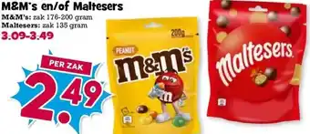 Boon`s Markt M&M's en/of Maltesers aanbieding