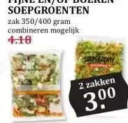 Boon`s Markt FIJNE EN/OF BOEREN SOEPGROENTEN aanbieding