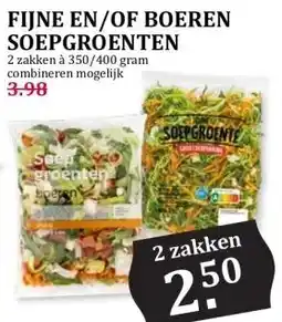 Boon`s Markt FIJNE EN/OF BOEREN SOEPGROENTEN aanbieding