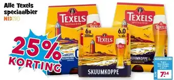 Boon`s Markt Alle Texels speciaalbier NIX18 aanbieding