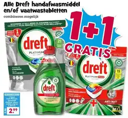 Boon`s Markt Alle Dreft handafwasmiddel en/of vaatwastabletten aanbieding