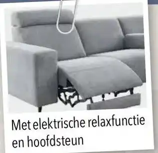 Pronto wonen Met elektrische relaxfunctie en hoofdsteun aanbieding