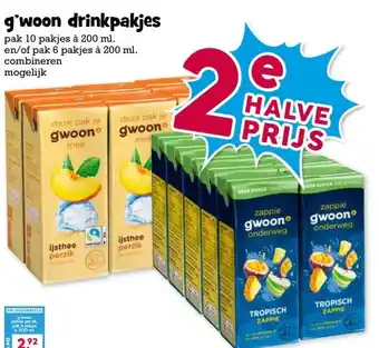 Boon`s Markt g'woon drinkpakjes aanbieding