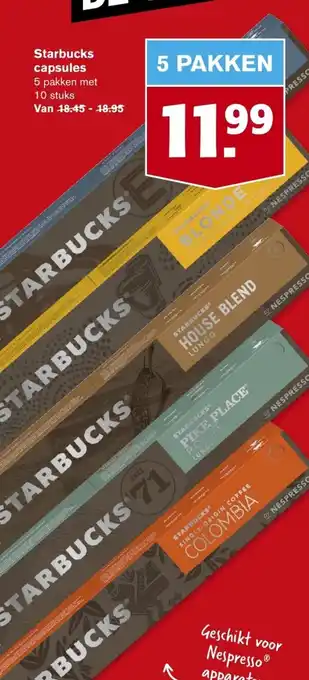 Hoogvliet tarbucks capsules aanbieding