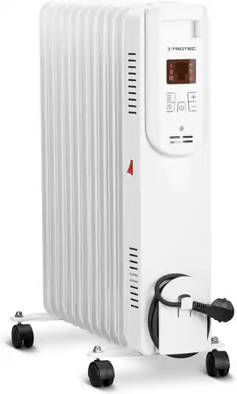 Bol.com TROTEC Elektrische radiator TRH 26 E bij-verwarming - oliegevulde radiator - Timer - 3 Standen aanbieding