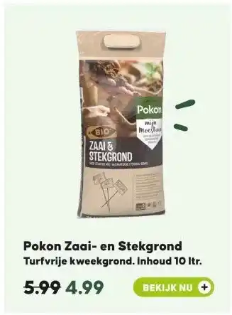 Pets Place Pokon Zaai- en Stekgrond aanbieding