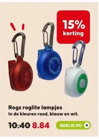 Pets Place Rogz roglite lampjes aanbieding