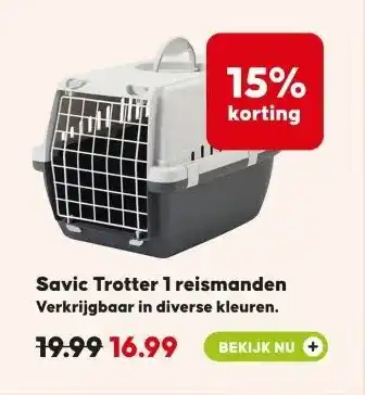 Pets Place Savic Trotter 1 reismanden aanbieding