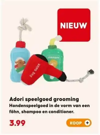 Pets Place Adori speelgoed grooming aanbieding