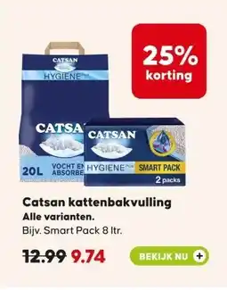 Pets Place Catsan kattenbakvulling aanbieding