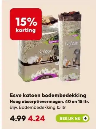 Pets Place Esve katoen bodembedekking aanbieding