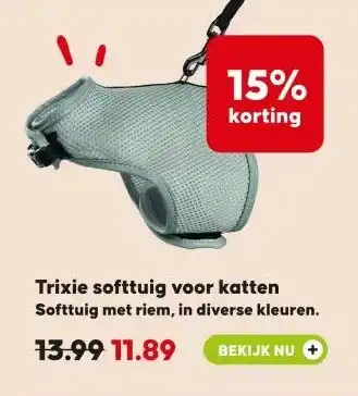 Pets Place Trixie softtuig voor katten aanbieding