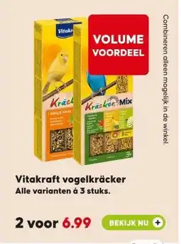 Pets Place Vitakraft vogelkräcker aanbieding